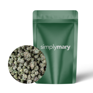 simplymary thca hello mary red velvet thca flower smalls