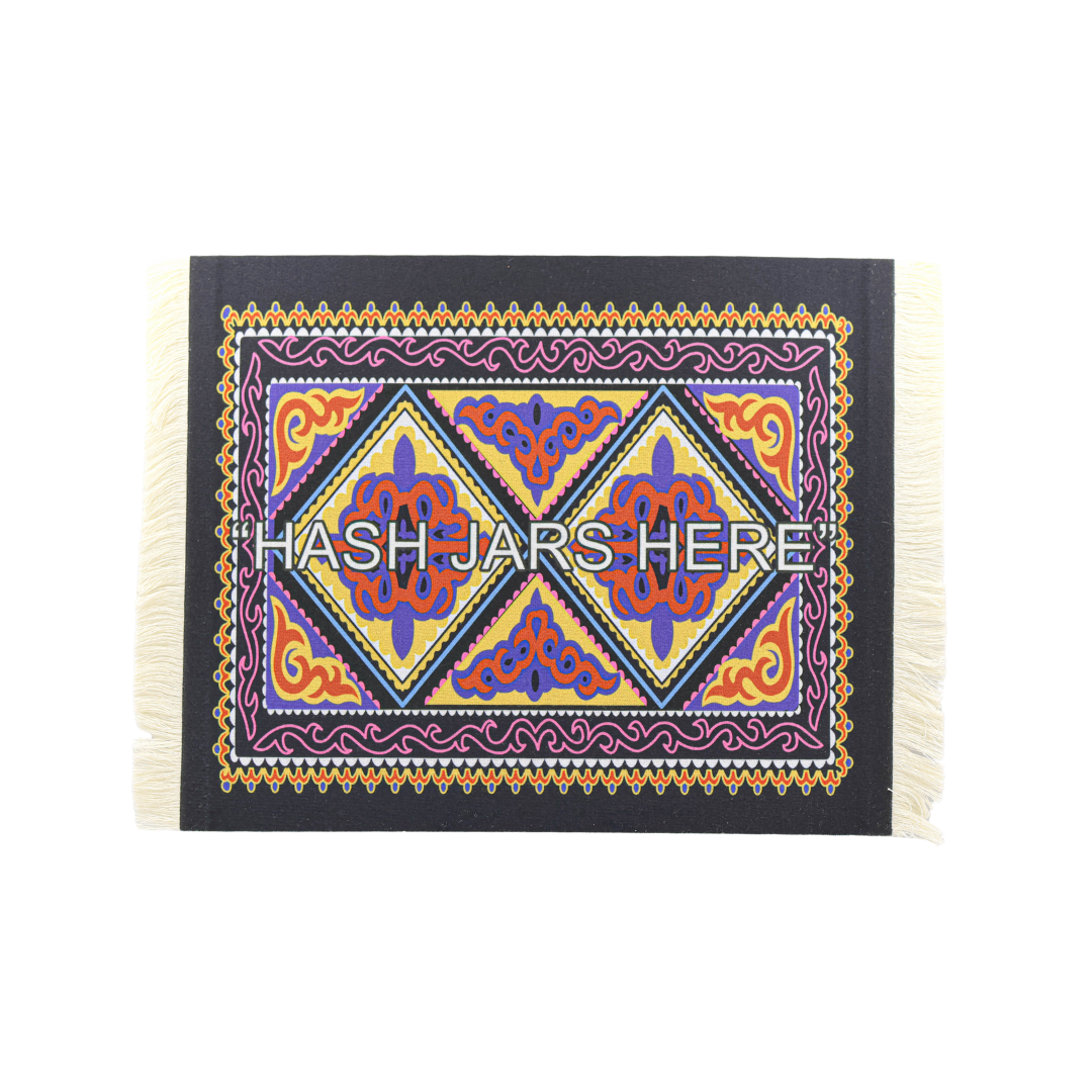 “HASH JARS HERE” Rug