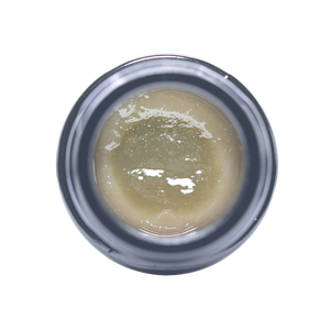 Banana Candy Meltshake THCa Rosin Thumbprint by Amberjack Solventless